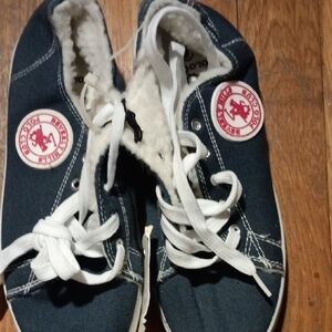 Beverly Hills Polo Club Blue and White Kids Sneakers